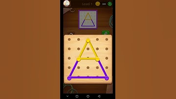1st Grade Level 1 Solution Line Puzzle Color String Art Walkthrough Gameplay