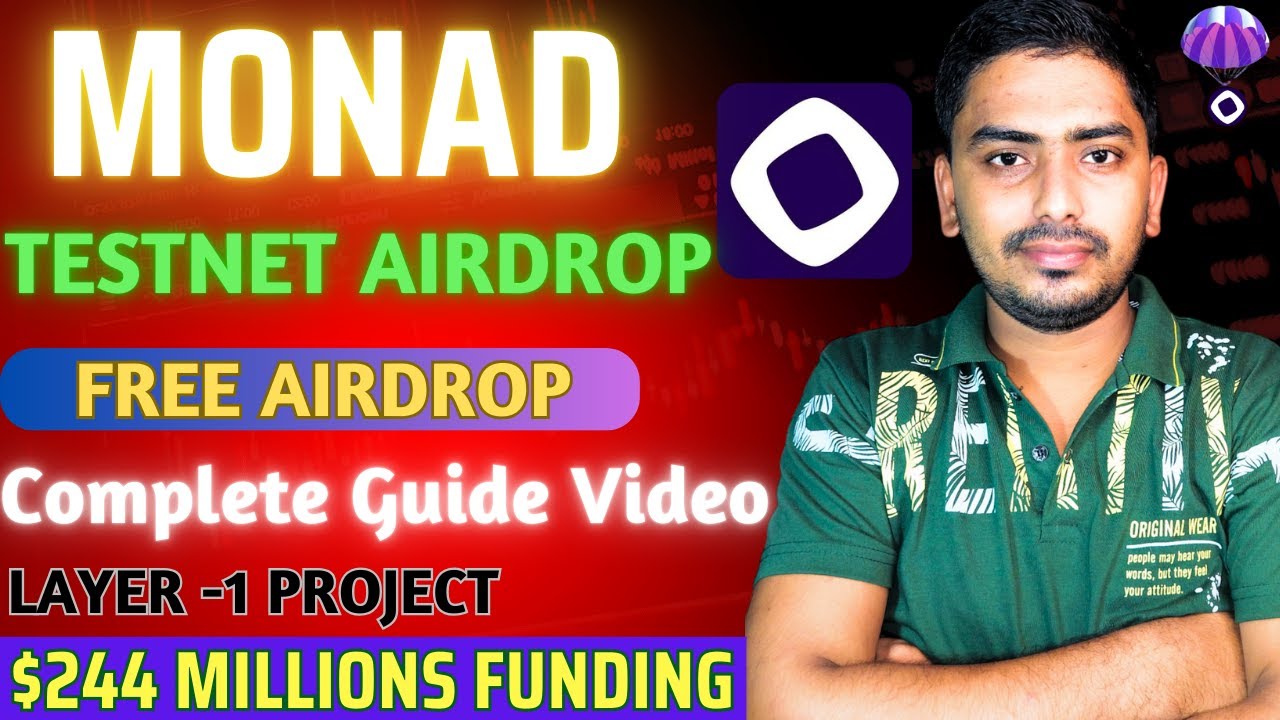Monad Testnet Airdrop🪂 || Monad - $244 Millions Funding 💰|| Step-by ...