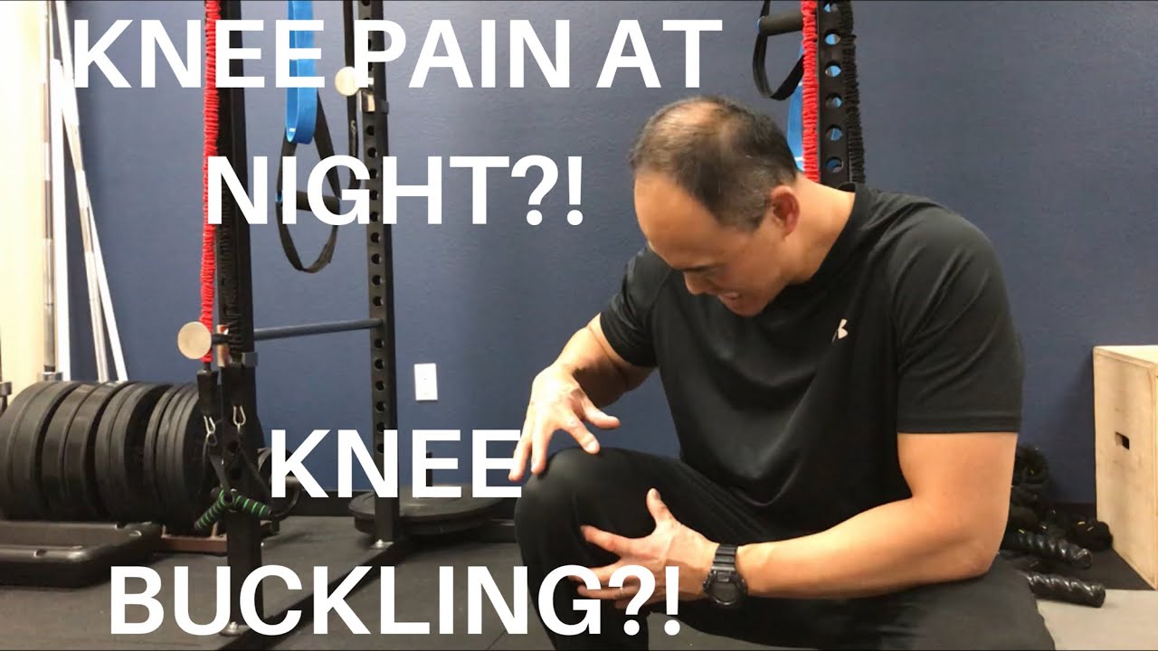 KNEE PAIN AT NIGHT?! KNEE BUCKLING?! KNEE PAIN DURING SQUATS?! Dr Wil