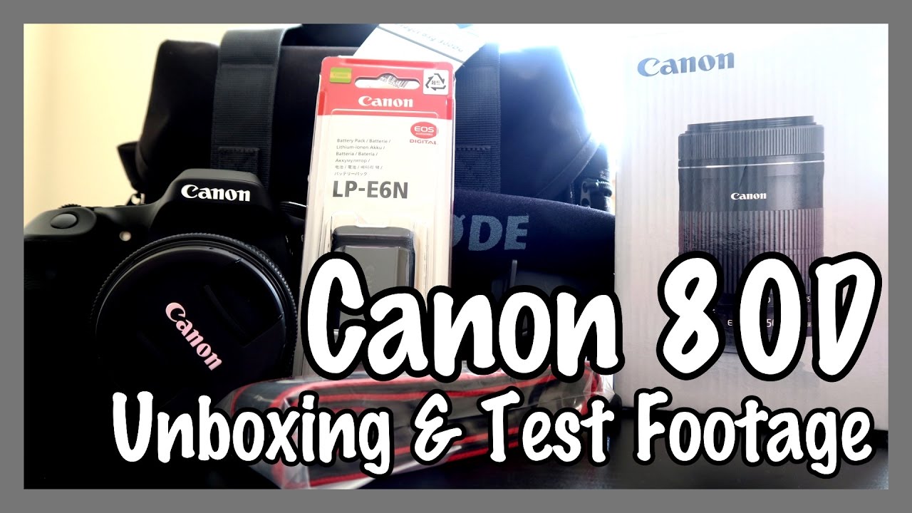 Canon 80D Unboxing & Test Footage | MichaelScot