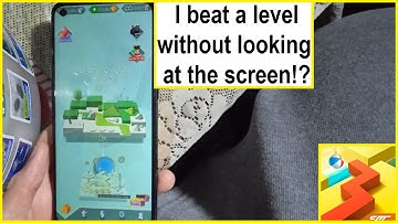 Can you play Dancing Line without looking at the screen?