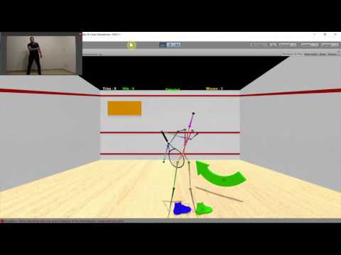 Learning Squash using Kinect