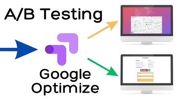 Google Optimize. A/B testing site. AB split test website and landing pages.