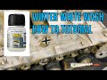 Winter Whitewash Camouflage,  Plastic Model Building How Tutorial