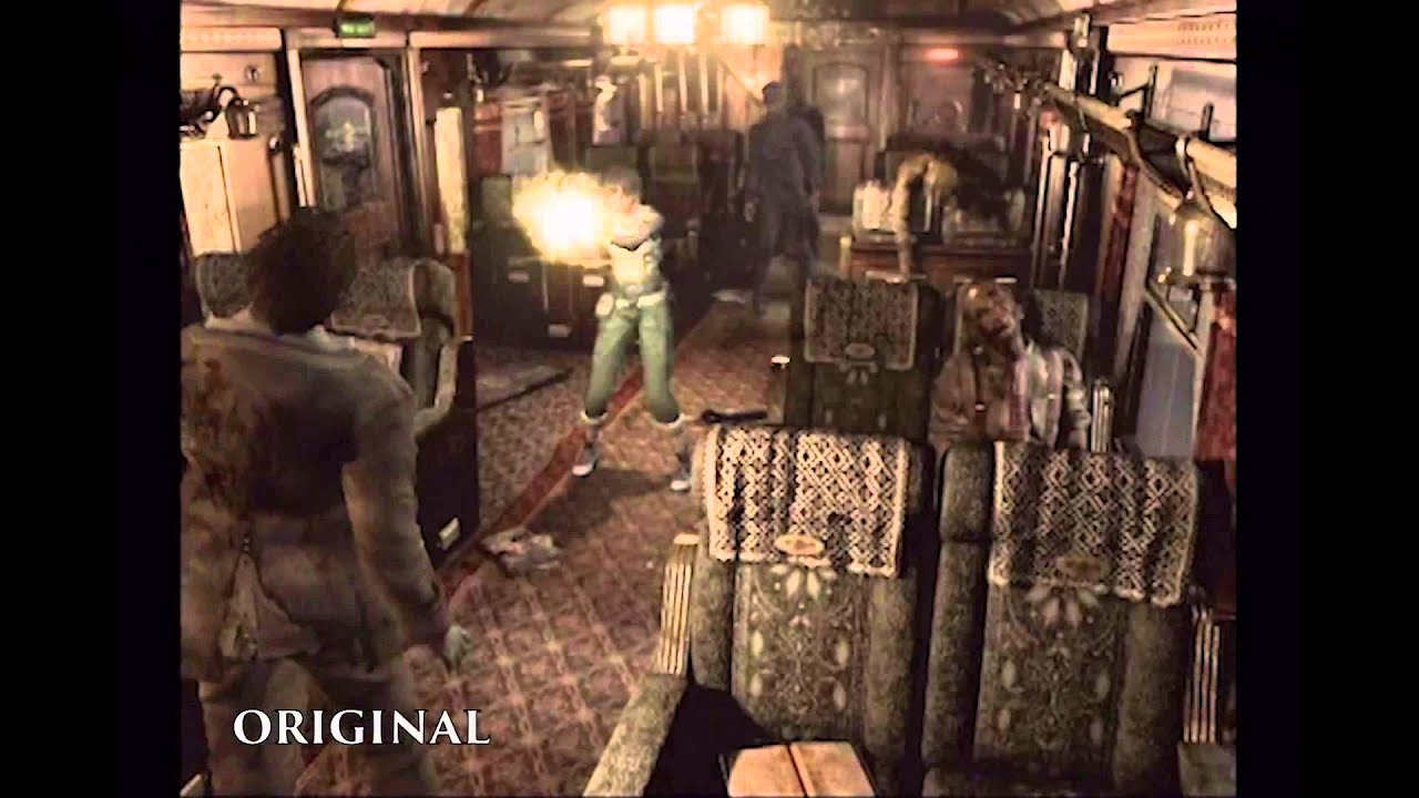 RESIDENT EVIL ZERO Prototype Original Remaster HD comparaison