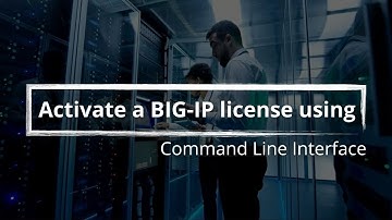 Activate/reactivate the BIG-IP license through command line interface (CLI)
