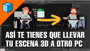 Lleva tu proyecto 3ds max  a otro PC sin perder las texturas 💻 | Giancr