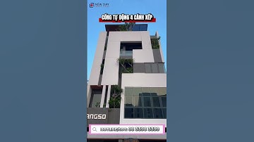 Những mẫu Cửa cổng tự động xếp 4 cánh đẹp và an toàn [cổng tự động New Day]|cổng tự động|08 33983399