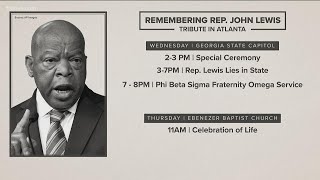 John Lewis funeral events in Atlanta Wednesday