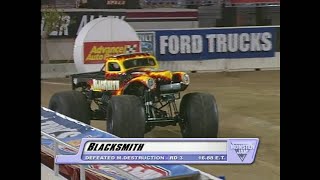 Maximum Destruction vs Blacksmith Monster Jam World Finals Racing Semi-Finals 2004