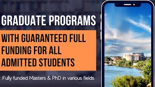 Master's & PhD Programs in USA that fully fund all students | International Student Scholarships