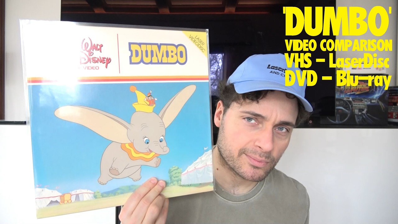 'Dumbo' video comparison | VHS - LaserDisc - DVD - Blu-ray