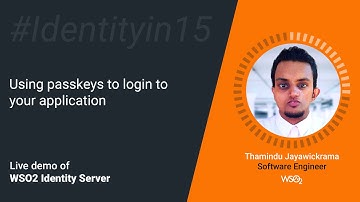 Using passkeys to login to your application #Identityin15
