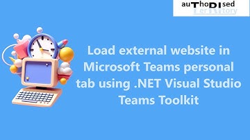 Load external website in Microsoft Teams personal tab using .NET Visual Studio Teams Toolkit