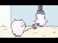 【ちいかわ】自動ドアに挟まるハチワレ