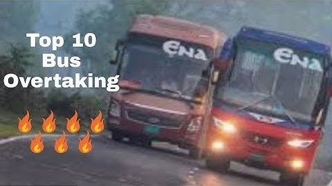 Top 13 Dangerous Bus Overtaking