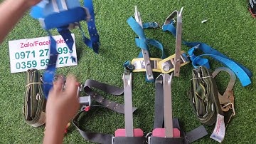 Dụng cụ trèo cây / Móng leo cây an toàn giá rẻ / Guốc trèo cây 2 đinh / dụng cụ leo dừa đa năng NĂNG