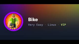 HackTheBox - Bike - Walkthrough