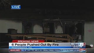 Multiple injuries reported after Independence house fire