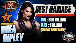 The Quickest Highest Damage for Rhea Ripley "The Eradicator" 7-Star Bronze | WWE Champions Scopely
