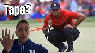 Why does Tiger Woods tape his finger? I try it!
