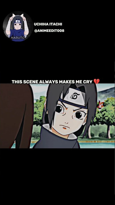 This Scene Always Makes Me Cry 💔 #anime #naruto #narutoshippuden #itachi #izumi #sad #fyp #viral