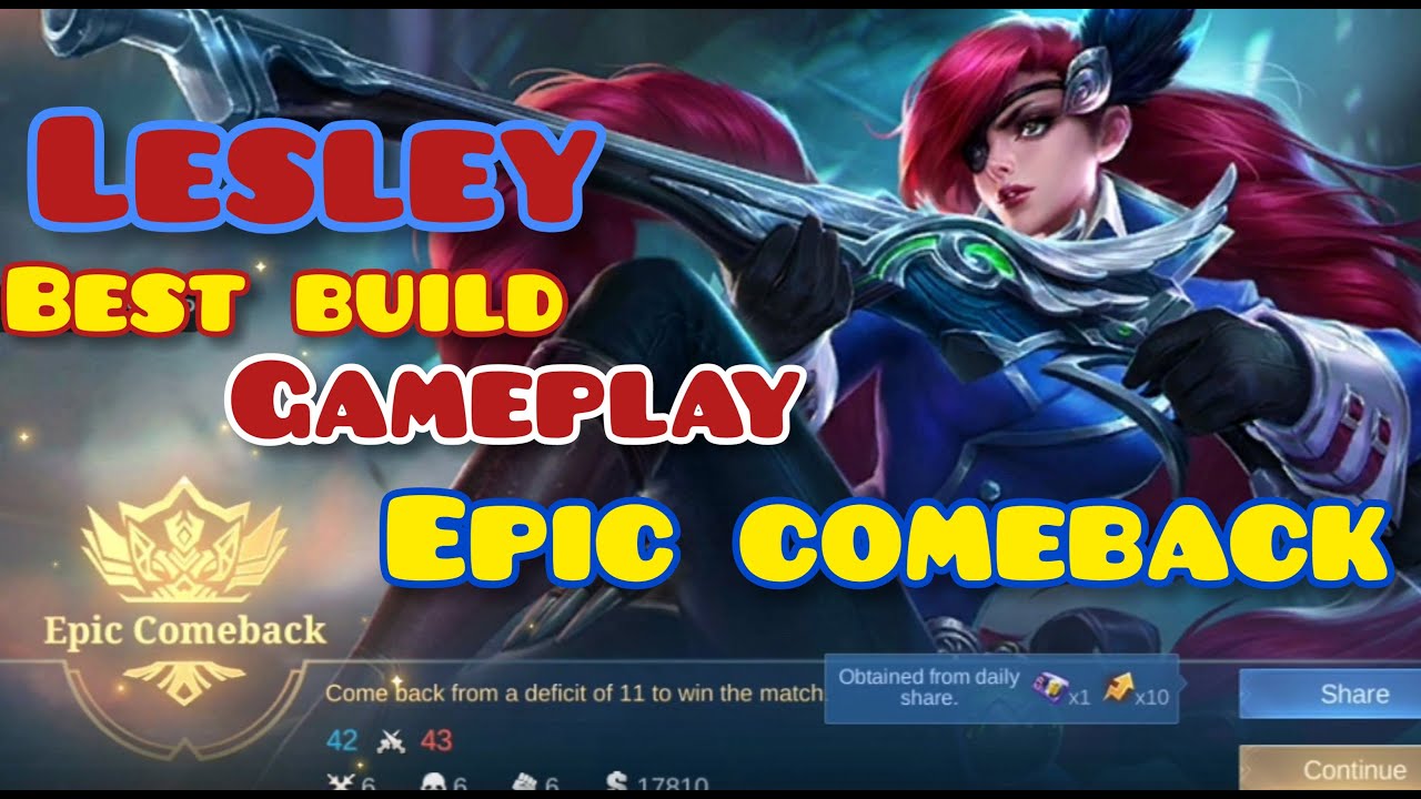 Best build of Lesley 2022 full damage 