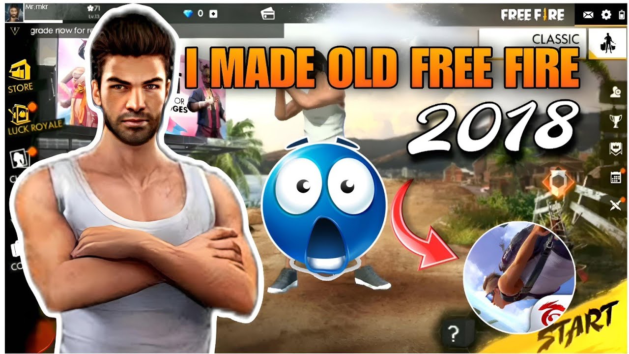 I Made Old Free Fire || Added Old Music || Old Bermuda Map || Old Looby || And More.. (Hindi)