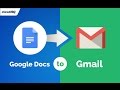 Convert Google Doc to Gmail draft by cloudHQ