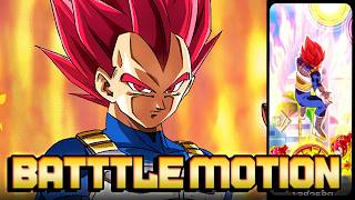 *NEW* BATTLE MOTION!! 100% EZA PHY TRANSFORMING GOD VEGETA!! (DBZ: Dokkan Battle)