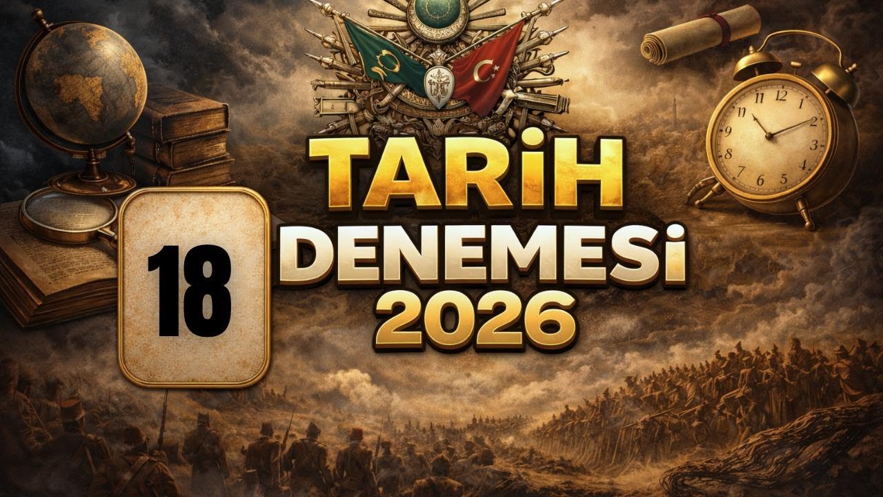 2026 AGS - KPSS Tarih Deneme 18 | Tamamı Çözümlü | #kpss #kpsstarih #kpss2026 #tarihdenemesi