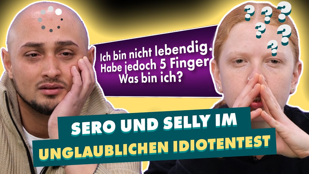 Sero und Selly sind komplett verwirrt über die Fragen beim IDIOTENTEST 🤓👩🏼‍🏫 | WISSTIHRNOCH