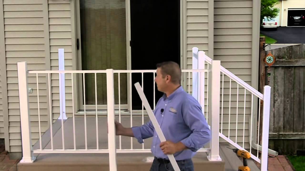 Williams Picket Rail Install - YouTube