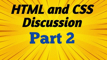 HTML & CSS Discussion | Part 2 |- Bangla - Dream IT Global