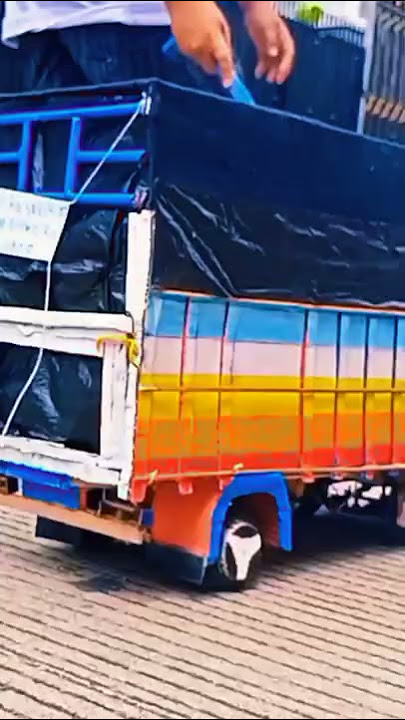 miniatur truk kardus nyodrek channel Dewe😂