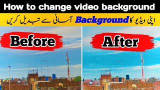 How to change video background | Video k background kaisy change kare | background change kesay kryn screenshot 4