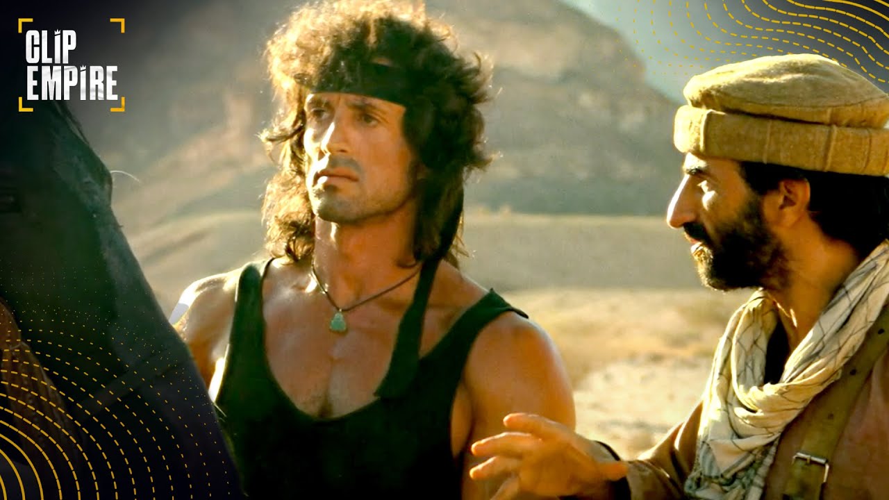 Horse Game Attacked by Russian Helicopters | Rambo III - YouTube