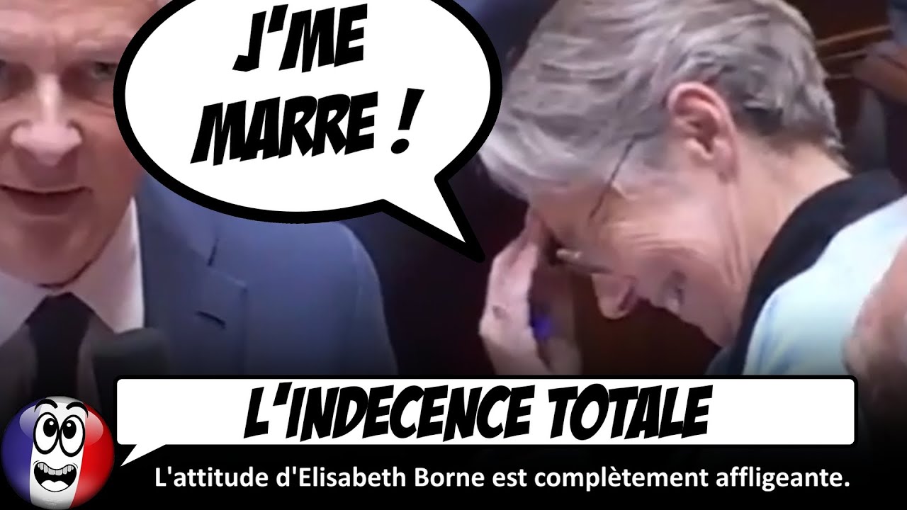 l'attitude AFFLIGEANTE d'Elisabeth Borne, Agnès Pannier-Runacher et Yaël Braun-Pivet à l'Assemblée.