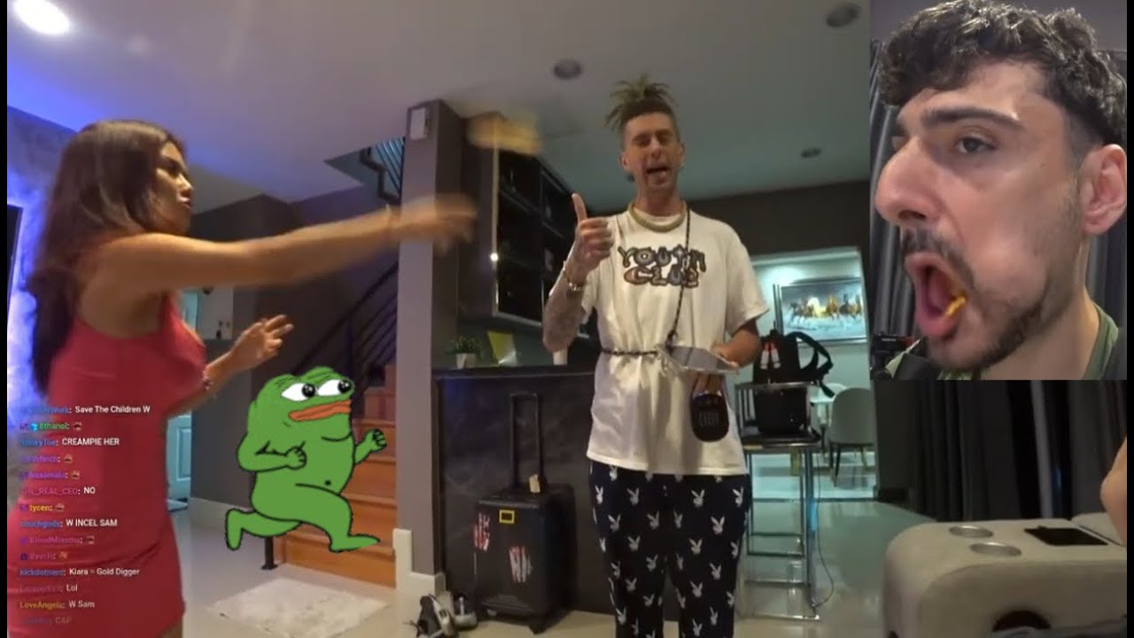 😂Full Fight: Kiaraakitty VS Sam Pepper 