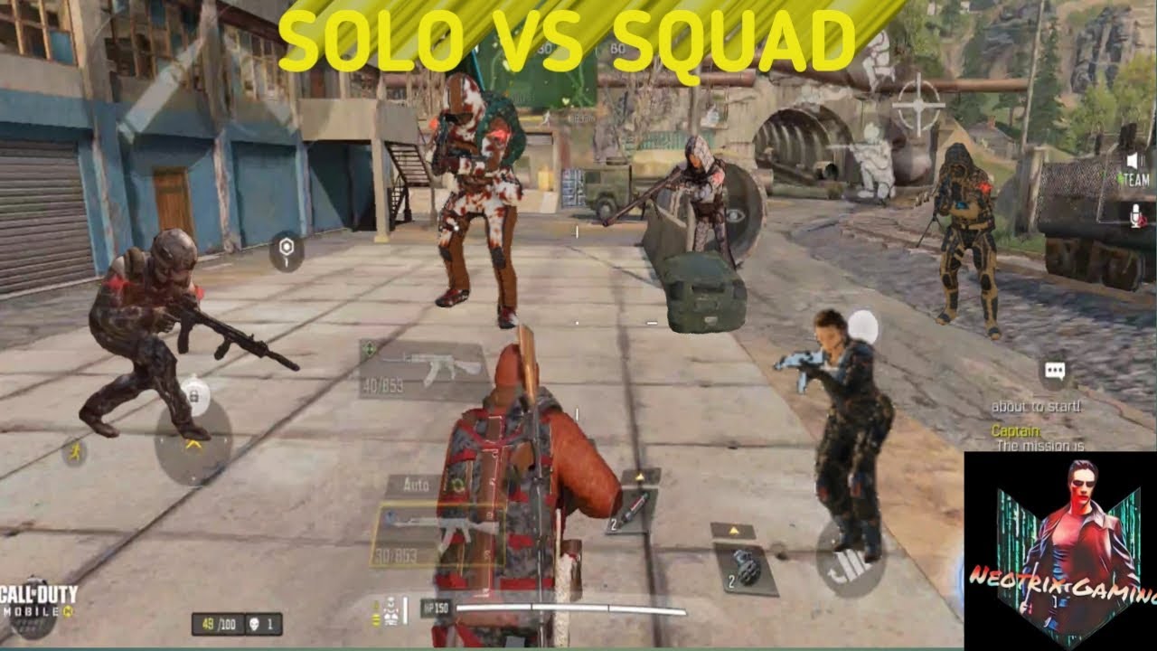 Cod Mobile Solo Vs Squad! Neotrix Gaming