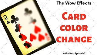 4 Best Card Color Change tutorial _ Card Tricks _ Card Magic screenshot 1