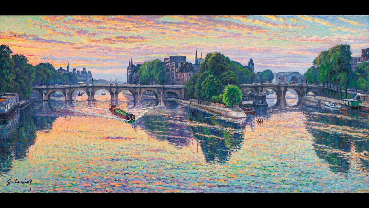 Gustave Cariot (French, 1872-1950) - A French self-taught artist &  a Post-Impressionist painter