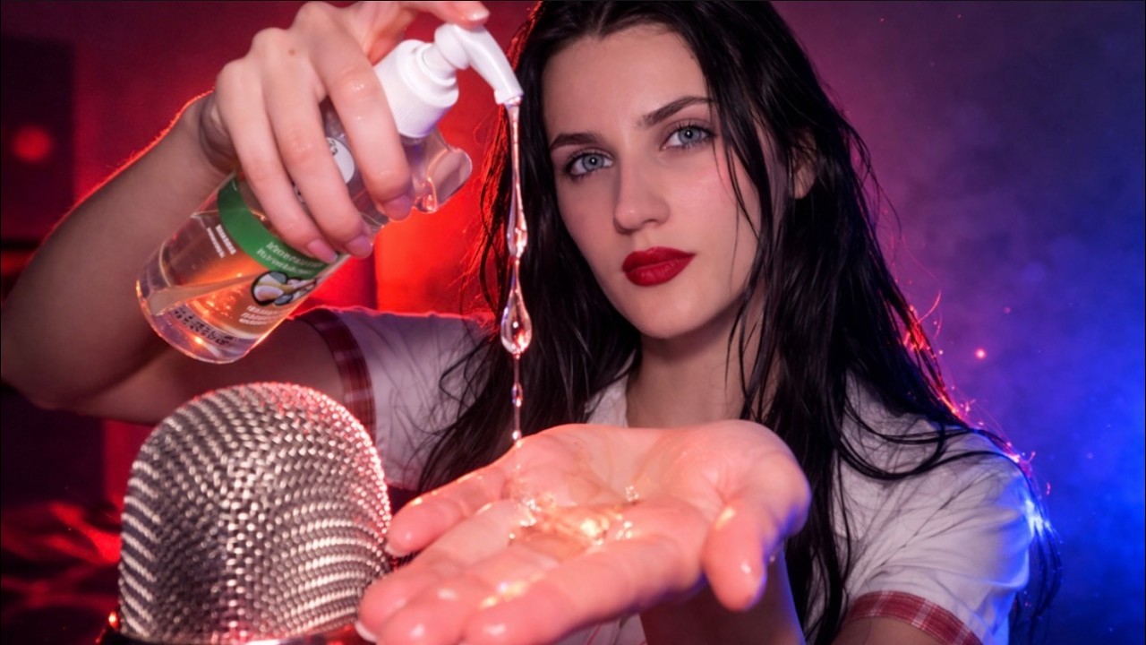 ASMR Relaxing Oil Sounds | Smooth Hand Rubbing & Calming Textures