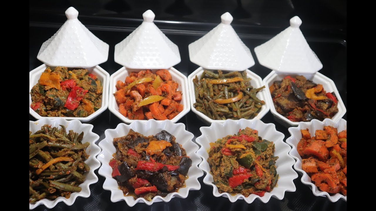 بخليط واحد😲 حضروا اربعة مقبلات او مرافقات اطباق عيد الاضحى مذاقها قمة في الروعة👌