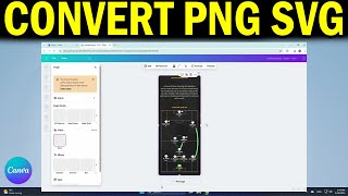 How To Convert PNG To SVG in Canva
