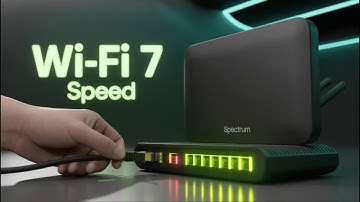 Spectrum GIG Speed Test WI FI 7 Router Amazing Speeds on Ethernet Port Hard Wired
