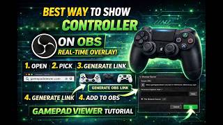 Best Way to Show your Controller on OBS (Gamepad Viewer) — REAL-TIME Overlay for Streams!