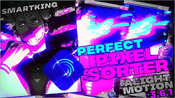 how to do pixel sorter on alight motion - alight motion tutorial