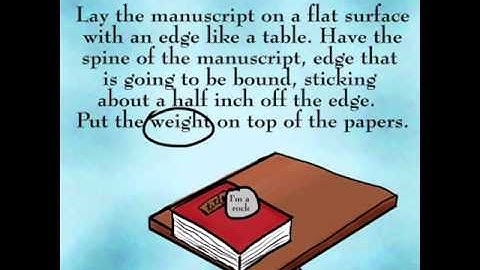 Book Binding Tutorial (with out music)