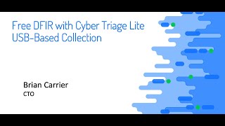 Free DFIR With Cyber Triage Lite - USB-based Collection